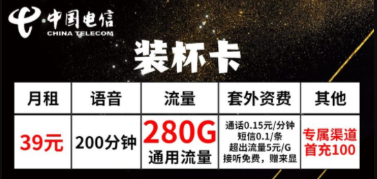 有合約期的流量卡就不好用？河北專用電信裝杯卡39元20G通用+260G省內+可選號