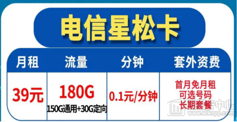 長期優(yōu)秀套餐|電信星松卡+電信奇妙卡|免費領(lǐng)取20年可用！！